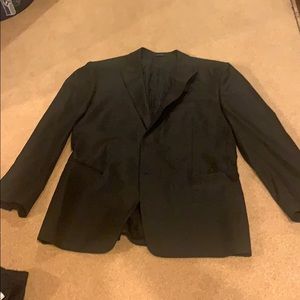 Versace two piece navy blue suit size 54